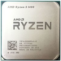 AMD Ryzen 5 1400 R5 1400 3.2 GHz Quad-Core Eight-Thread CPU Processor YD1400BBM4KAE Socket AM4