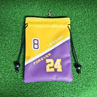 Funny Golf Valuables Pouch NO.24 pattern, Golf Tee Pouch with Drawstring Closure , Golf Accessories For Golf Lovers Dad