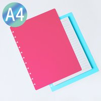 Couverture de remplacement pour ordinateur portable A4, trou en forme de champignon, couleur PP, fournitures de reliure de bureau