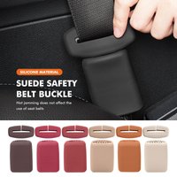 Car Silicone Seat Belt Buckle Anti-scratch Protector Cover For NO