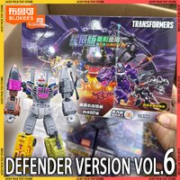 Blokees Transformers Defender Version 6 Collectible Blind Box Beast Wars Action Figures Optimus Prime Megatron Bruticus Model