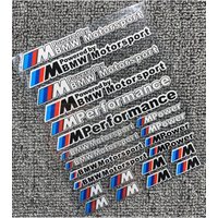 AliExpress BMW Car stickers logo Bike Helmet Decal Random Decoration Lables For Bmw M 50TH Power Performance E28 E30 E34 E36 E46 E60 E90 F84