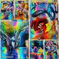 Pokemon PTCG 2in1 Ho-Oh Lugia Raikou Kyogre Groudon Toys Hobbies Hobby Collectibles Game Collection Anime Cards