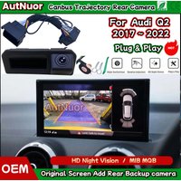Caméra de recul arrière HD Plug and Play, pour Audi Q2 SQ2 2017 2018 2019 2020 2021 2022 MIB2, poignée de hayon de voiture
