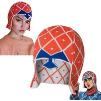 Japanese Anime Golden Wind Guido Mista Cosplay Unisex Hat Casual Knitted Beanie Hat Mista Fancy Cute Warm Hat For Adult