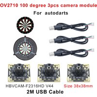 HBVCAM OV2710 100 Grad 2MP USB-Kameramodul für AutoDarts IO Punktezählsystem - Computer-Vision-Kameramodul