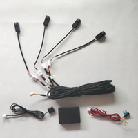 LED Car Inner Ambient Light 64 color universal footwell lamp APP controls multi-mode switching