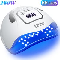 UV LED Nail Lamp 120W Nail Dryer with 4 Timer Settings Quick Drying 36 LEDs UV Cabine Lamp for Curing All Nails Gel Nail Art
