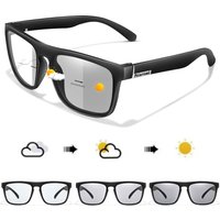 AliExpress LOISRUBY Men and Women's Photochromic Fishing Sunglasses Classic Square Glasses Outdoor Sports Cycling Running Hiking Fishing Eyewear