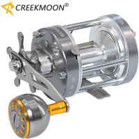 Trolling Drum Fishing Reel 2+1BB Sea Saltwater Fishing Reels Left/Right Hand Inshore for Jigging Sea Boat Surf Baitcasting Wheel