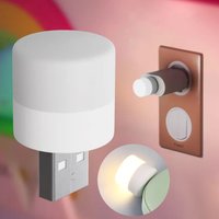 LED Table Lamp Lights Room Plug Usb Light Night Mini Book Reading Decorating Items Warm/White Eye Protections Wholesale Bedroom