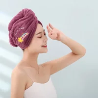 Soft & Absorbent Magic Microfiber Hair Drying Towel - Quick Dry Shower Cap Turban for Women & Girls Normal Hair Typer Amagi