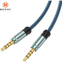 Nephy 3.5mm To 3.5 mm Jack Audio Cable For Samsung Xiaomi Huawei Car Headphone MP3 Speaker Computer Extension HIFI Aux Cable 3m