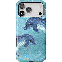 Delphine Phone Case for iPhone 17 16e 16 15 14 13 12 11 X XS XR XSMAX 7 8 Air Pro Max Plus Luxury Double-layer Back Cover