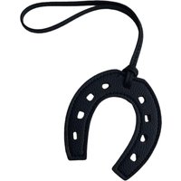 Women and Girls PU Leather Horse Hoof Horseshoe Keychain Handbag Holder Charm Bag Purse Accessories for Handbags