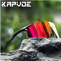 AliExpress kapvoe Kapvoe Hiking Eyewear Rimless Cycling Sunglasses Fashion Cycling Glasses for Men Goggles MTB Sports Bike Eyewear Outdoor UV400