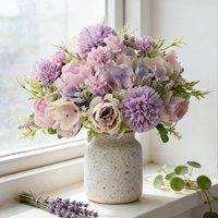Artificial Flower Silk Hydrangea Festival Decor Valentine's Home Room Garden Yard GiftWedding Wreath Bridal Accessory Fake Peony