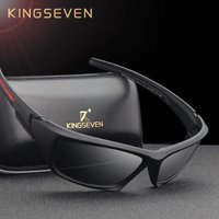 KINGSEVEN Marke 2024 Herren Polarisierte Sonnenbrille TR90-Rahmen Nachtsicht-Spiegelbrille Sonnenbrille für Männer Goggle Lunette De Soleil