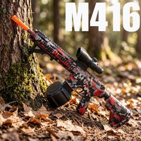 2026 New Model M416 Can Fire Gel Bullets 7-8mm, Electric and Infrared, Cross-Border Bestseller, Two Colors Available, Same Model as in the Game