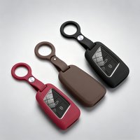 Silky Silicone Key Case For VW Passat B8 Arteon R-line Arteon Taos Tiguan 2 Polo Seat Ateca 2021 Skoda Karoq Kodiaq Key Holder