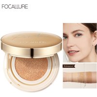 Wholesale FOCALLURE Foundation Air Cushion Waterproof Matte Base Poreless Full Coverage Face Cream Smooth Foundation Cosmetics