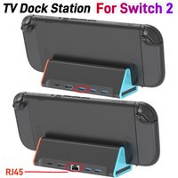 For Switch 2 TV Dock Station with 4K HDMI-compatible /Type C Port /USB Port /100W Charging Docking Station for Switch 2