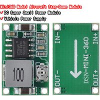 5pcs Mini360 RC Airplane Module Mini 360 DC Buck Converter 2A Step Down Module 4.75V-23V to 1V-17V 17x11x3.8mm LM2596