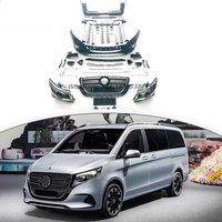 V Class W447 Old to New 2024 Year Body Kit Style for V Class 16-23y Conversion Bodykit Car Bumpers Headlights Full Set