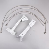 Camera Pole Hoop Monitoring Bracket, Perfect for Outdoor External Wall Corner Installation