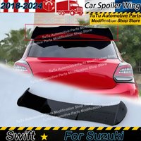 Rear Roof Lip Spoiler for Suzuki Swift 2018-2024 Car Spoiler Wing Tail Fin Batman Style External Guard Board Body kits Tuning