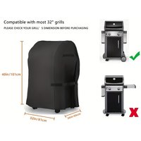 New Oxford Cloth Semi-round BBQ Cover Waterproof Dustproof Sun Protection Cover