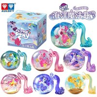 Auldey My Little Pony Ocean Magic Bottle Rainbow Dash Twilight Sparkle Mystery Blind Box Gifts Toy Model Anime Figures Collect