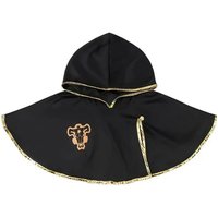 2PCS Anime Black Clover Asta Cosplay Cloak Headband Black Bull Five Leaf Clover Costume Noelle Finral Outfit Men Women)4D ZanCos