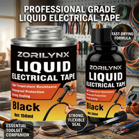 ZORILYNX Professional Liquid Electrical Tape - High-Temp Waterproof Insulating Sealant Paste for Wire Repair & Marine Use
