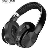 Shoumi Kabelloser Kopfhörer Bluetooth Over Eer Blue Tooth 5.0 Kopfhörer für PC Stereo-Headset-Kopfhörer mit Mikrofon, unterstützt TF-Karte FM