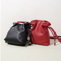 Leather Cloud Drawstring Crossbody Shoulder Bag, Solid Color Women Handbag, Niche Light Luxury Purse For Women,Bucket Bag