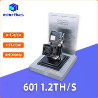 Minerfixes Bitaxe Gamma 601 1.2TH/s 18W BM1370 ASIC Chip SHA256 2.4G WiFi Open Source Bitcoin Mining Machine Crypto BTC Miner
