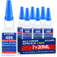 496 Multi-Purpose Super Glue Cyanoacrylate Adhesive 20g Instant Fast Adhesive Rubber Wood Glass Stronger All Bonding Glue tool