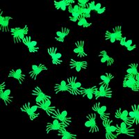 50Pcs Halloween Luminous Spiders Mini Horror Spider Glow In The Dark Halloween Party Decorations Haunted House Scary Props