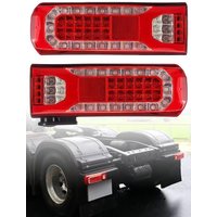 For Mercedes Truck ACTROS LED Rear Tail Light 24V Truck Trailer Lorry Taillight Bumper Brake Stop Reverse Warning Lamp