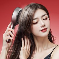 4 Modes Electric Vibration Massage Comb Red Light Therapy Hair Growth Massage Scalp Brush Oil Liquid Applicator Head Massager