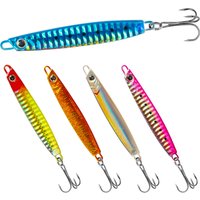 1pcs Metal Jigging Spoon Lures 15g 25g 30g Spinners VIB Leech Hard Lure For Bass Trout Pike Perch Artificial Bait With Hook