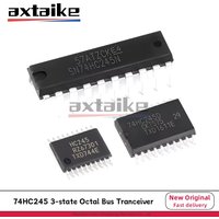 10PCS 74HC245 DIP SOP TSSOP-20 SN74HC245N SN74HC245DR 74HC245D 74HC245PW HC245 SMD 3-state Octal Bus Tranceiver IC Chip