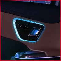 For Mercedes Benz S EQS EQE Class W233 Crystal Car Door Light Frame Decoration Sticker interior Modification Accessories