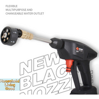 【Plastic 5 In 1 Adjustable Nozzle For 1/4inch High Pressure Cordless Washer Cleaner Water Parts Hose Nozzle】