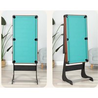 38-Inch Indoor Wooden Folding Leg Billiard Pool Table with Plastic Parts Factory Direct Sale