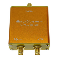 New Arrival 10W V/U 2m 70cm Micro-Type Diplexer Duplex Filter,Used to Place Between the Transmitter and Antenna(with Shell)