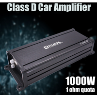 Single-Channel Digital Class-D Car Amplifier DC 12V 1000W High Power Car Power Amplifier Audio Stereo Car Audio Modification