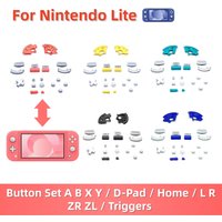 For Nintendo Switch Lite Button Set A B X Y / D-Pad / Home / L R ZR ZL / Triggers Replacement