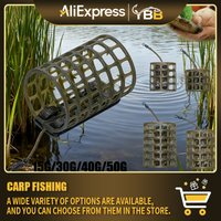 Feeder Fishing Lead Sinker with Transparent Elastic Rope & Rotating Swivel, 4 Sizes Available for Fishing Rig Setup